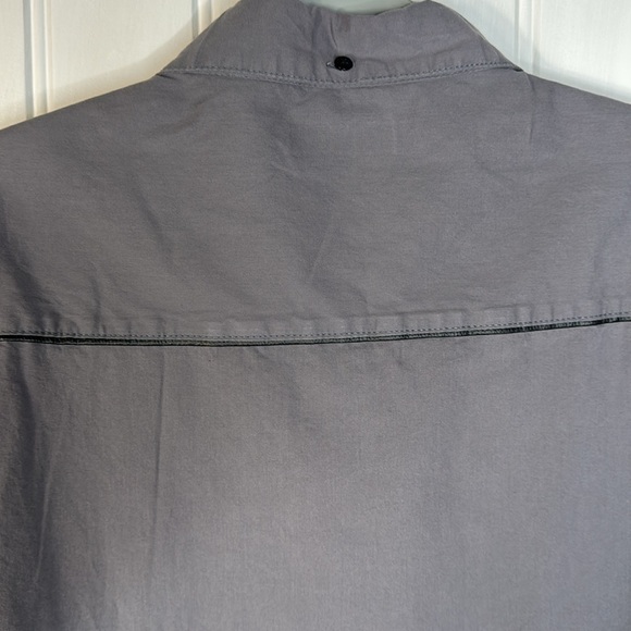 Steve’s Jeans Gray 4X Short Sleeve Button Up Shirt Cotton - Picture 8 of 10